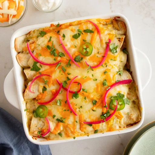 Green Chicken Enchiladas