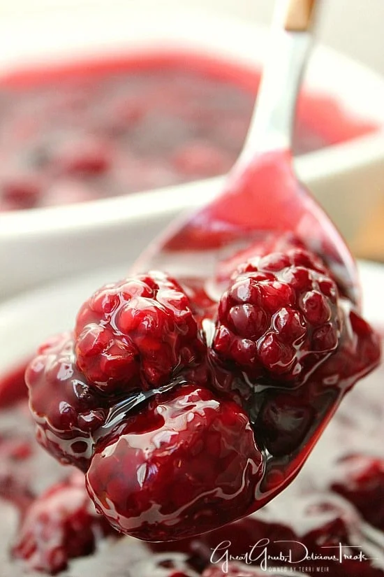 Easy Blackberry Topping