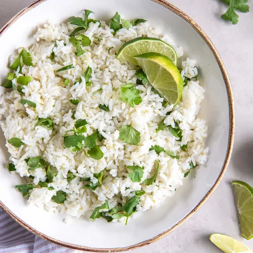 Arroz con Cilantro y Lima
