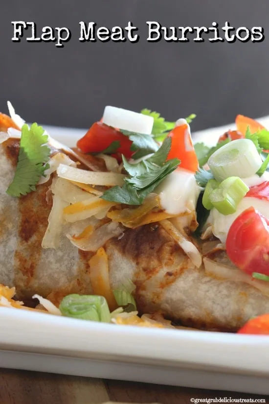 Flap Meat Burritos
