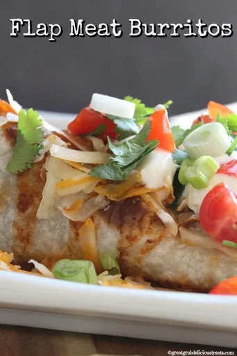 Burritos de carne de falda