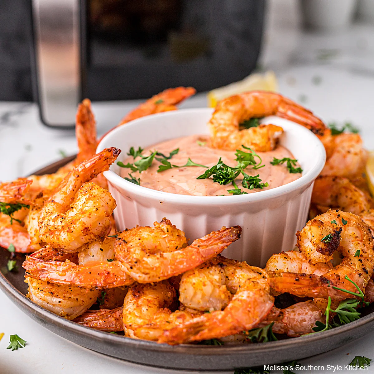 Crevettes à la friteuse à air