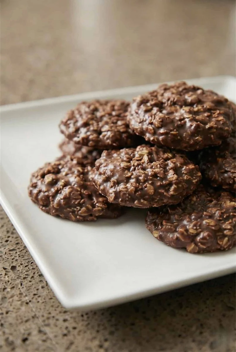 No-Bake Chocolate Oatmeal Cookies