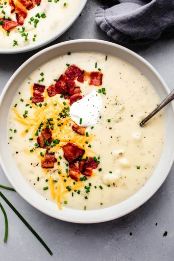 Instant Pot Cheesy Potato Soup