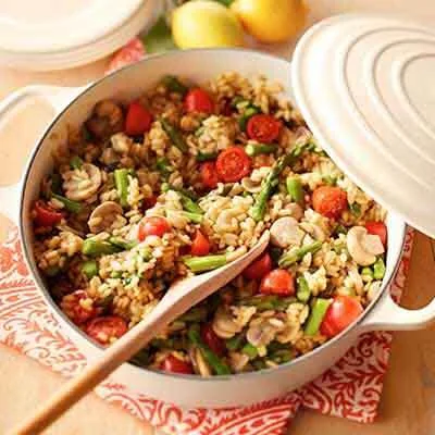 Risotto de espárragos
