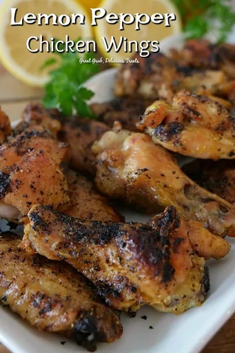 Alitas de pollo con limón y pimienta