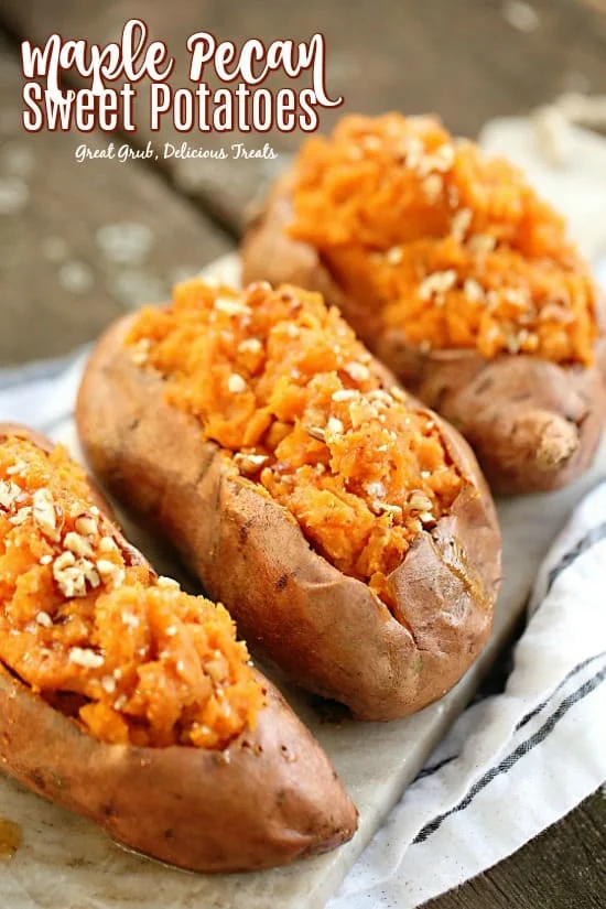 Maple Pecan Sweet Potatoes