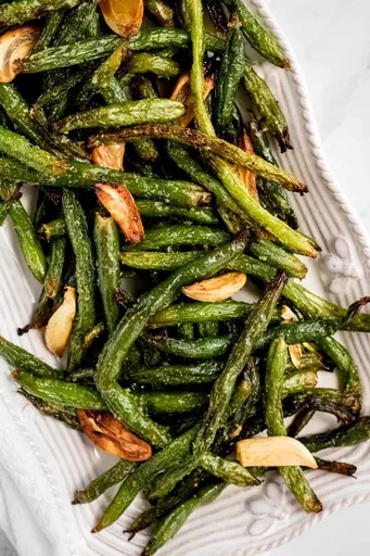 Grilled Garlic Green Beans