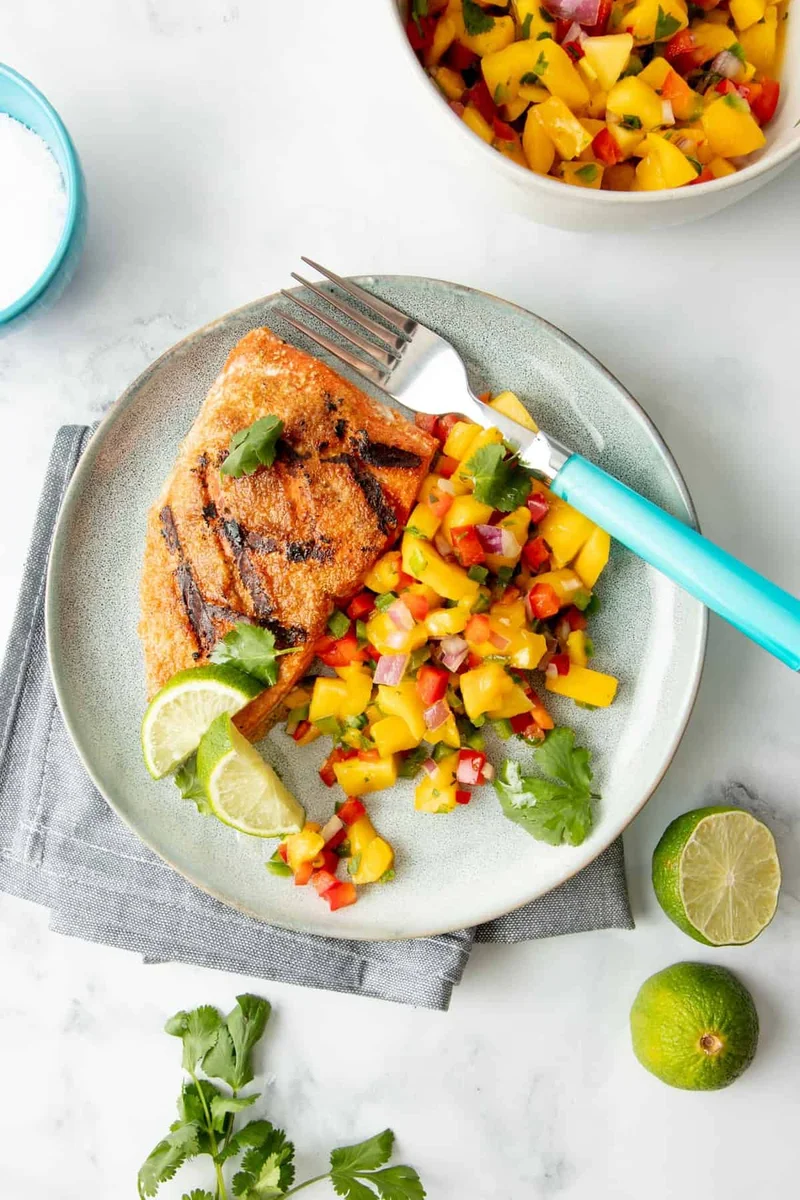 Grilled Salmon with Mango Salsa Recipe