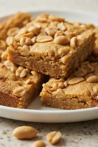 Chewy Peanut Butter Brownies