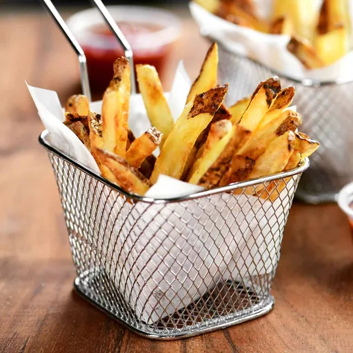 Patatas fritas en freidora de aire