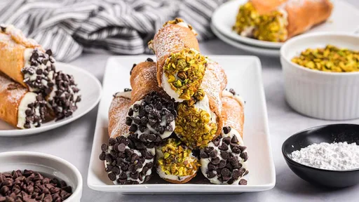 Homemade Cannoli