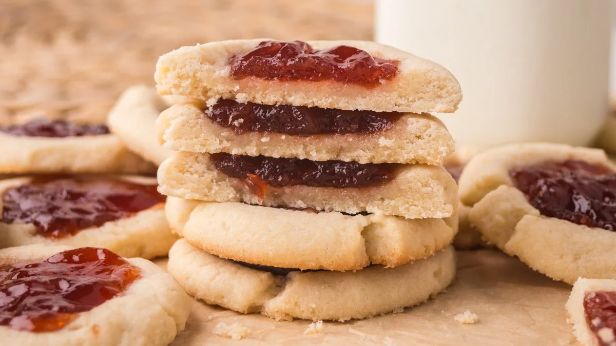 Jam Thumbprint Cookies