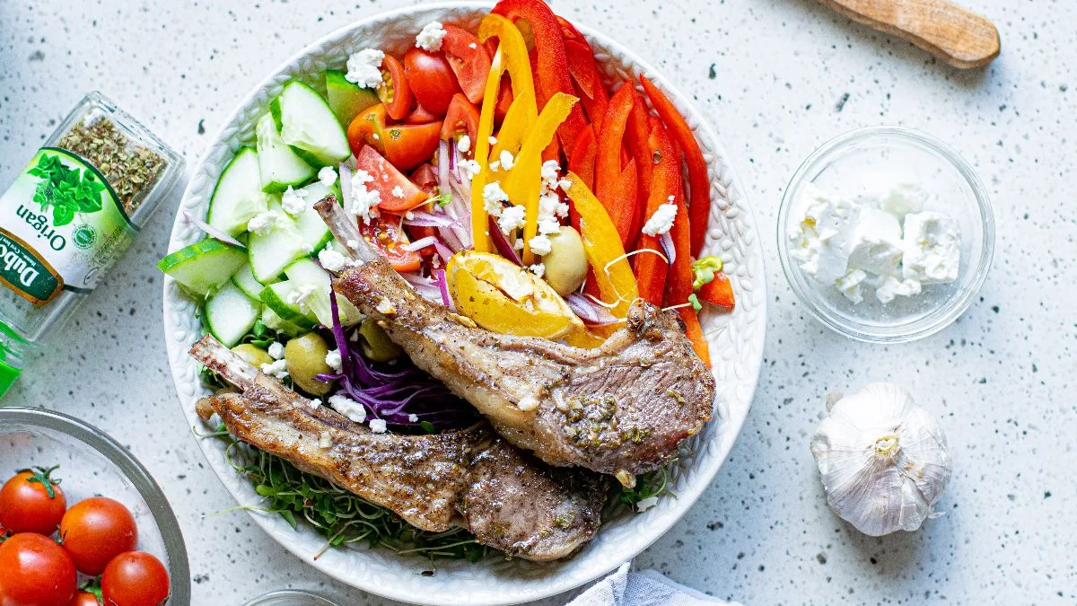 Greek Lemon Baked Pork Chops