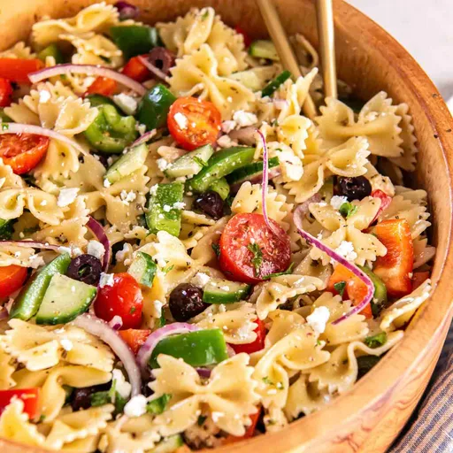 Ensalada de pasta griega fácil