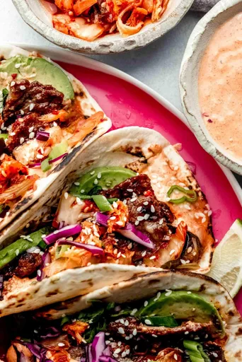 Tacos coreanos