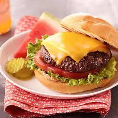 Peppercorn Bison Burger