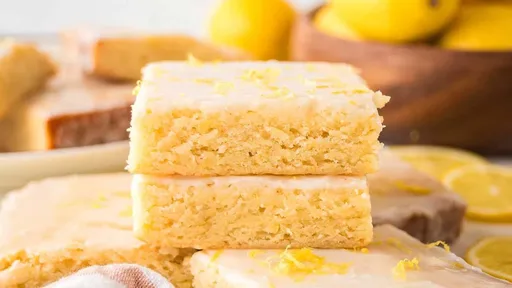 Brownies de limón