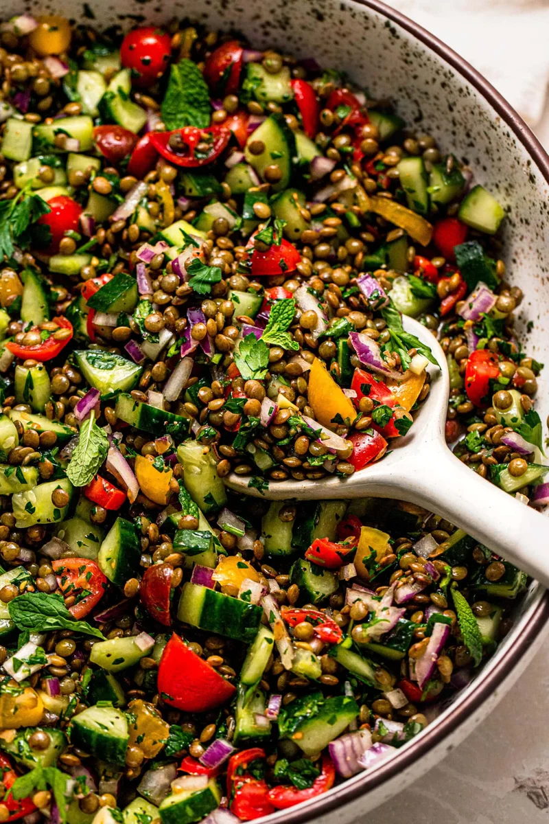 Lentil Tabbouleh Salad