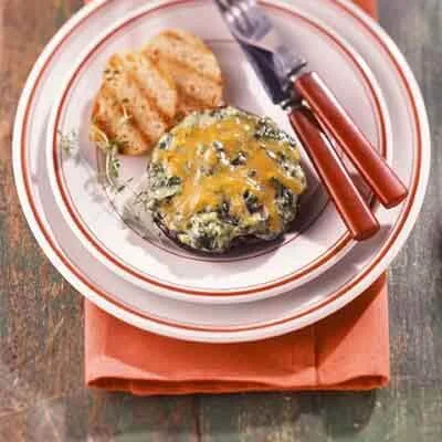 Spinach-Stuffed Portobella Mushrooms