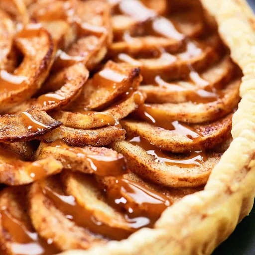 Tarta de manzana de hojaldre