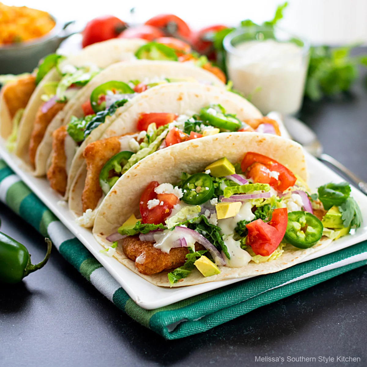Beer Battered Fish Tacos