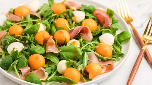 Melon Prosciutto Salad