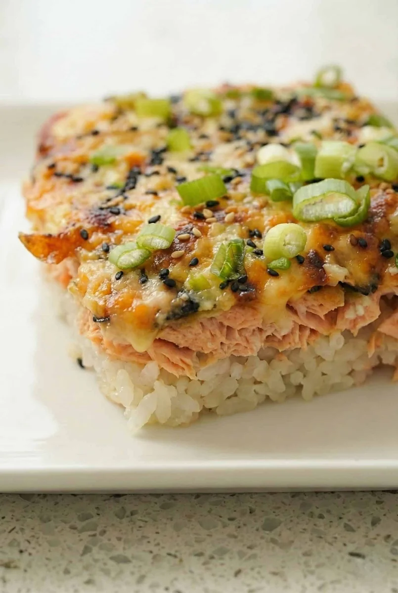 TikTok Salmon Sushi Bake