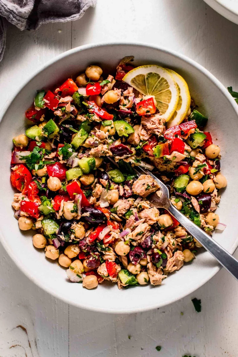 Chickpea Tuna Salad