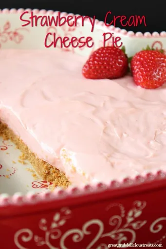 Tarta de fresa y queso crema