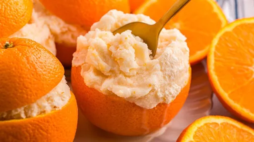 Sorbete de naranja