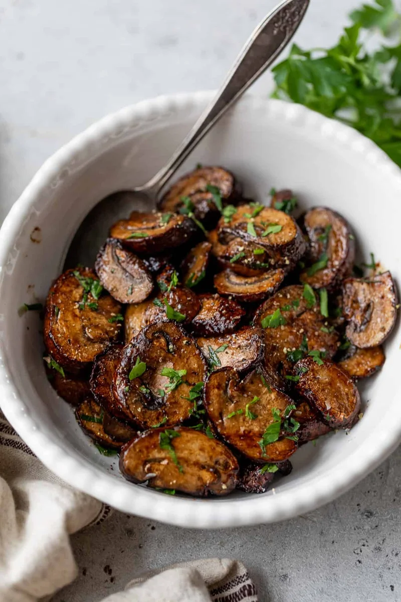 Air Fryer Mushrooms