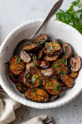 Air Fryer Mushrooms