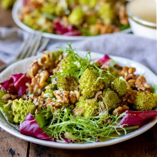 Ensalada de brócoli romanesco
