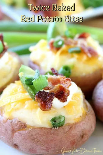 Twice Baked Red Potato Bites