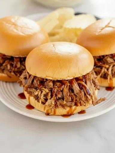 Cerdo desmenuzado estilo Texas a fuego lento