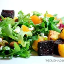 Roasted Beet Salad with Black Garlic & Orange Vinaigrette