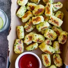 4 Ingredient Zucchini Tater Tots