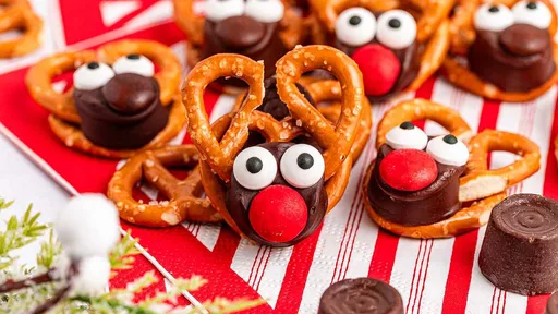 Reindeer Rolo Pretzels