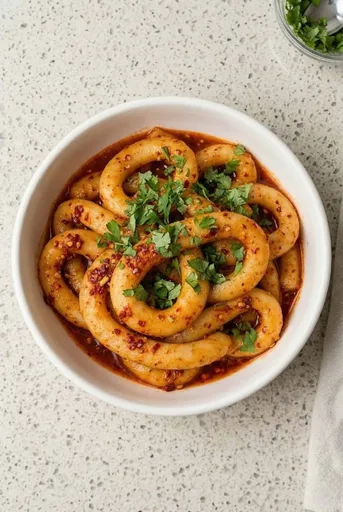 Fideos de patata picantes