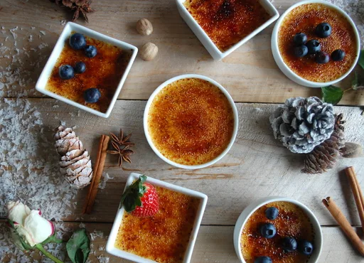 Eggnog Crème Brulee