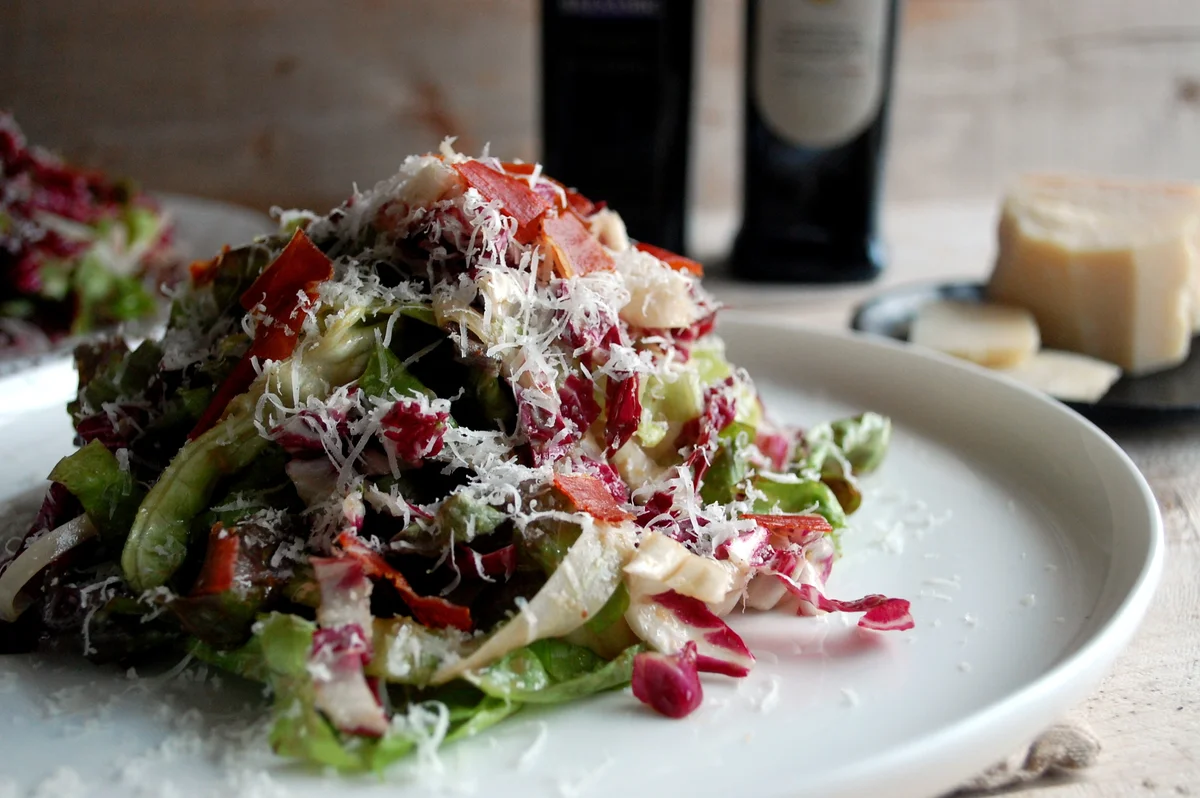 Radicchio & Fennel Salad with Crispy Prosciutto