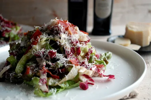 Radicchio & Fennel Salad with Crispy Prosciutto