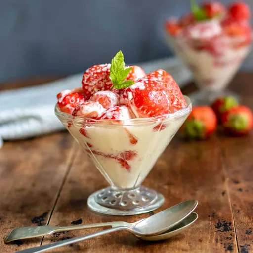 Fresas con nata