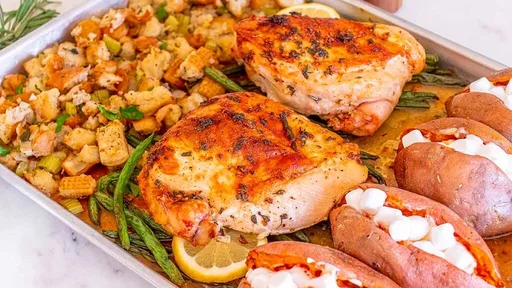 Sheet Pan Turkey Breast Dinner