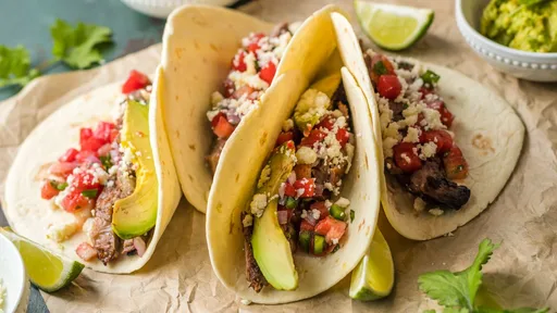 Tacos de falda de ternera