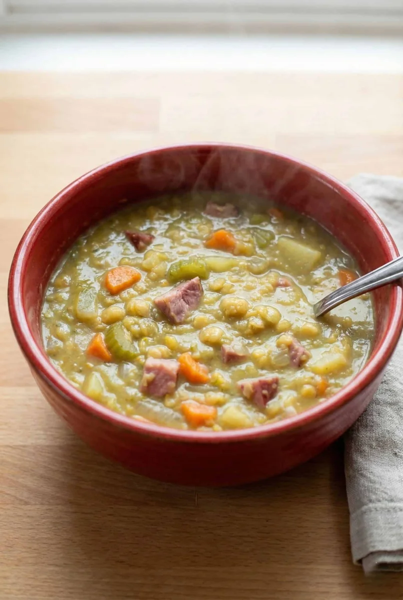 Sopa de ervilha partida
