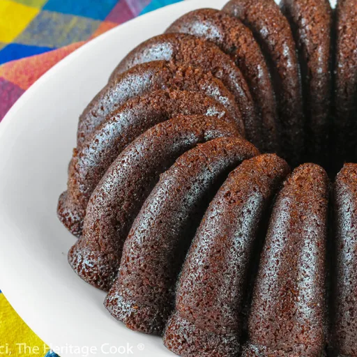 Chocolate Bourbon Pound Cake (Gluten Free)