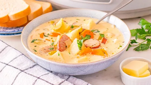 Slow Cooker Kielbasa Potato Soup