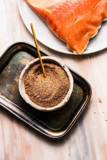 Adobo seco para salmón